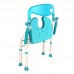 Aluminium U-Shape Foldable Shower Chair