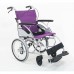 日本河村超輕量輪椅16"細轆 (條形綠/紫) FHA-CHL16-40B